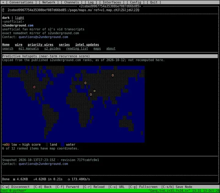 Screenshot 12: predictive map, full size