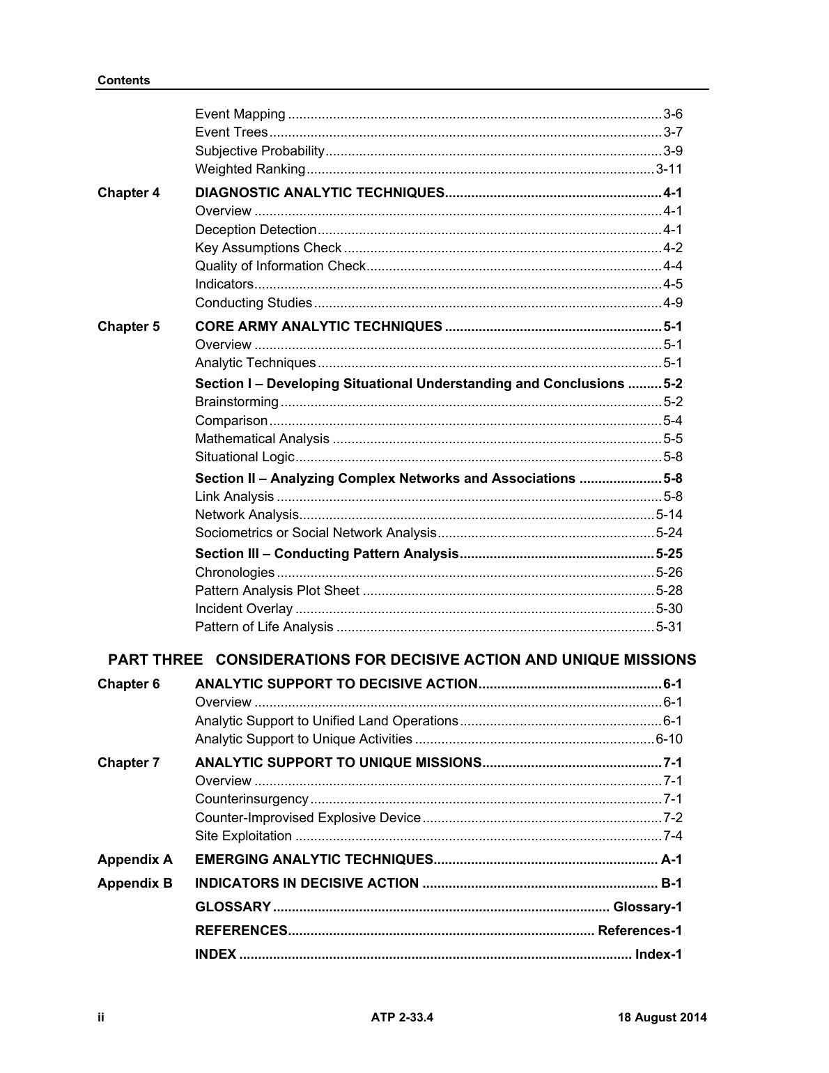 Intelligence Analysis