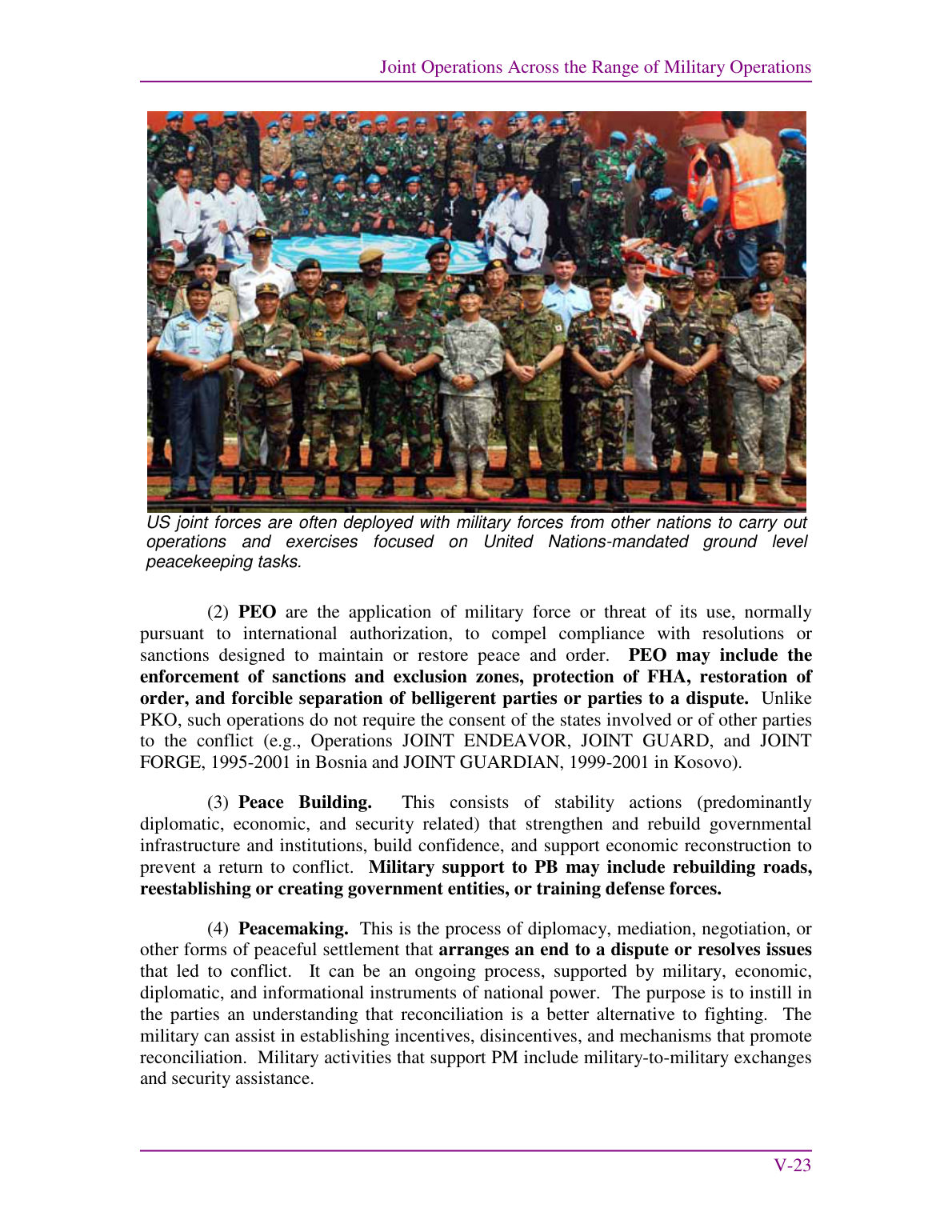 Joint Operations