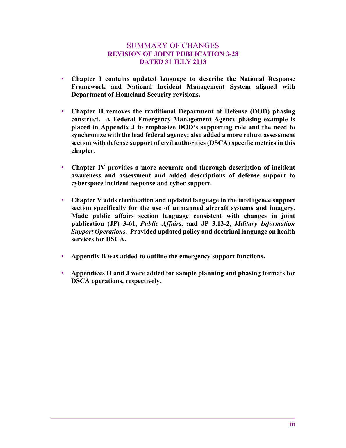 Defense Support of Civil Authorities