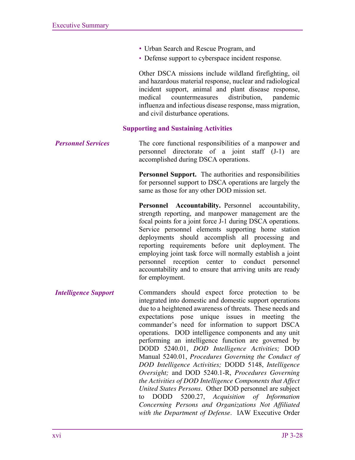 Defense Support of Civil Authorities