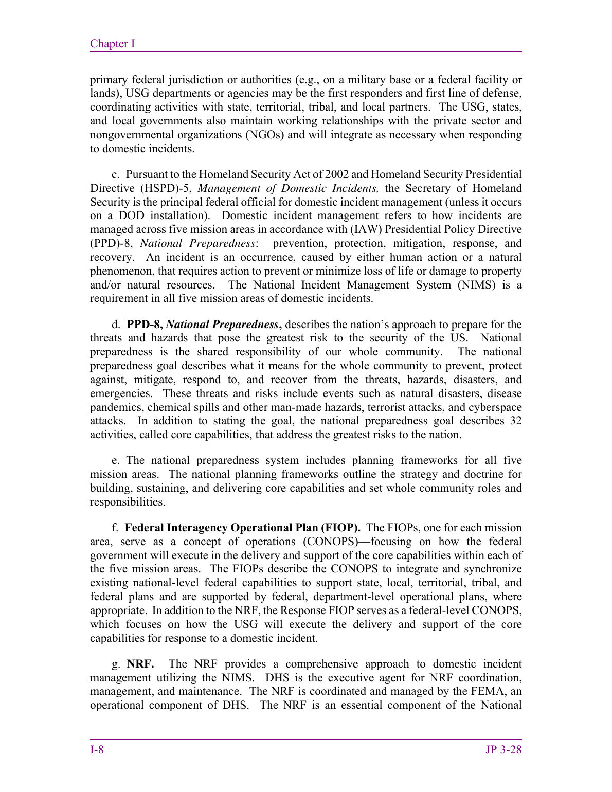 Defense Support of Civil Authorities