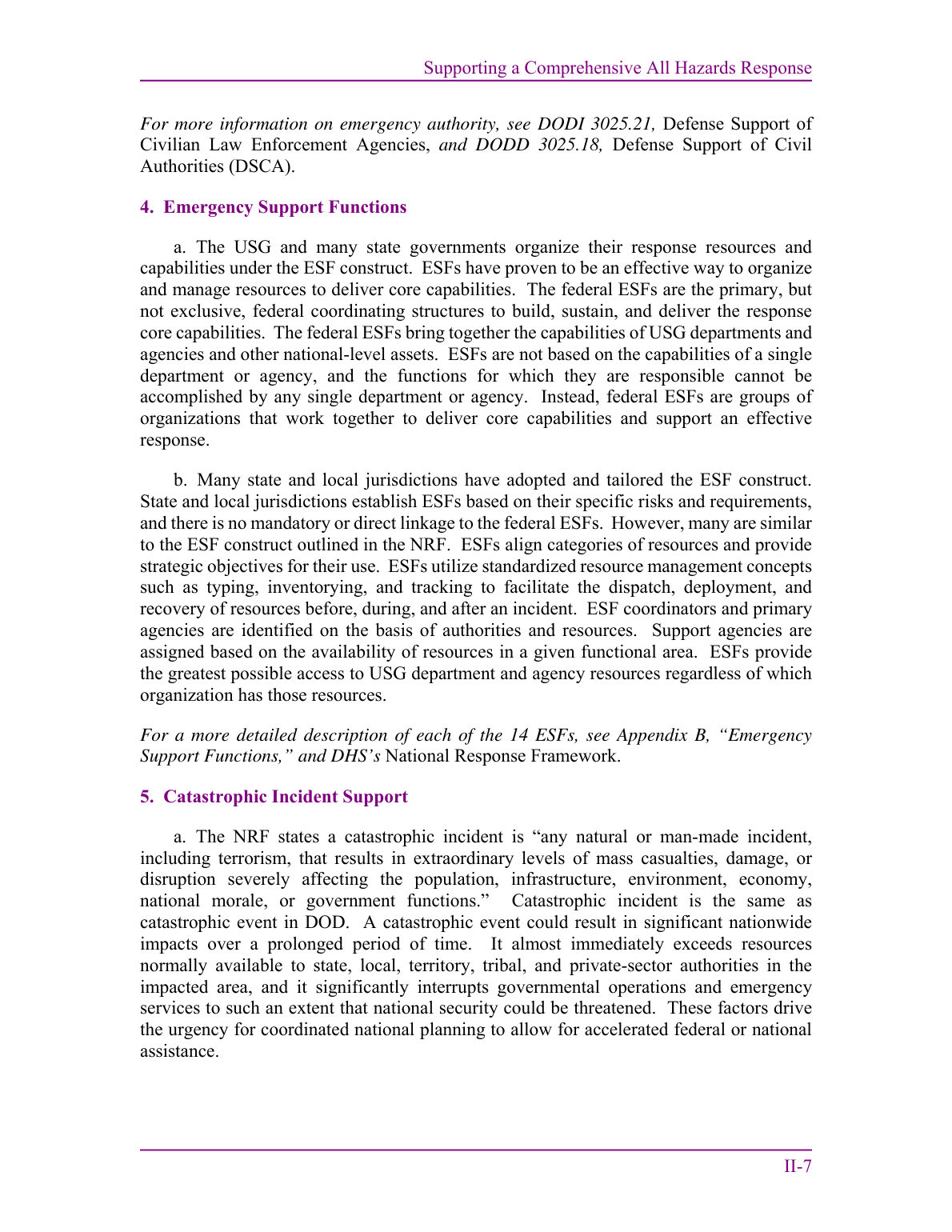 Defense Support of Civil Authorities