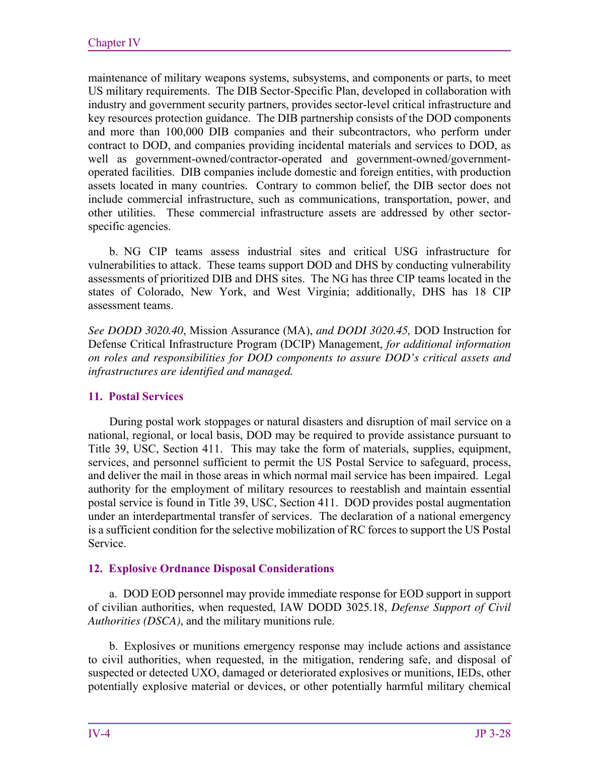Defense Support of Civil Authorities