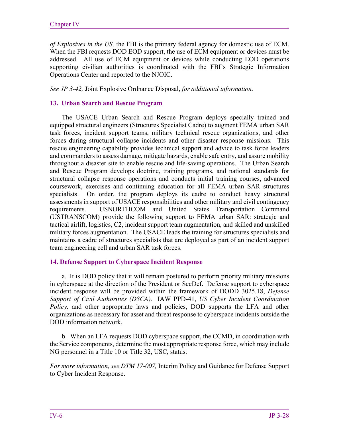 Defense Support of Civil Authorities
