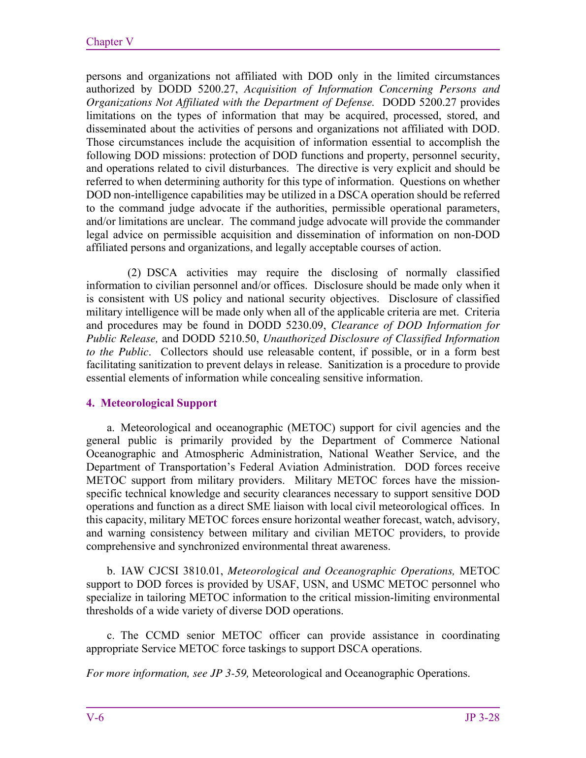 Defense Support of Civil Authorities