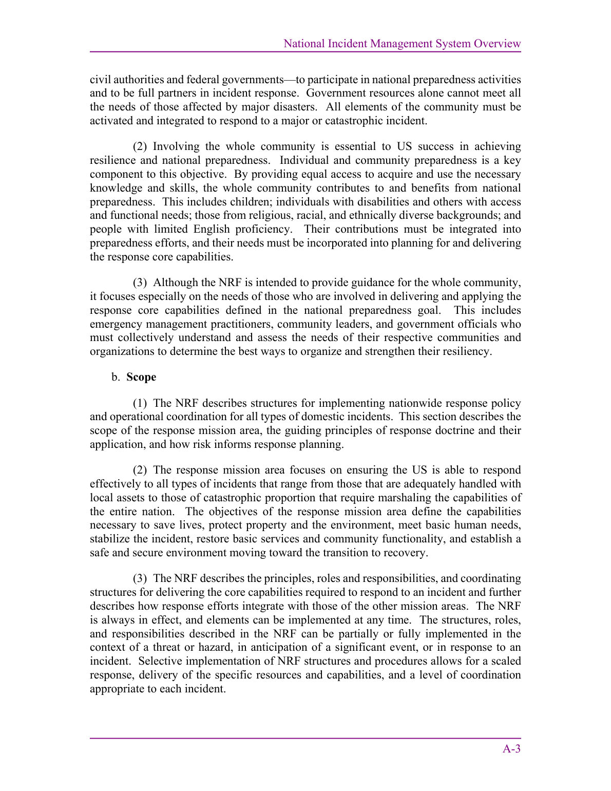 Defense Support of Civil Authorities