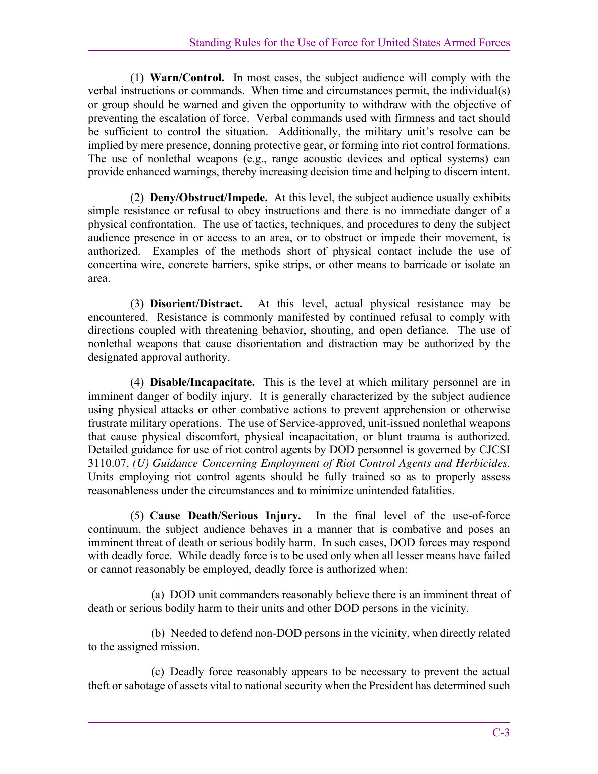 Defense Support of Civil Authorities