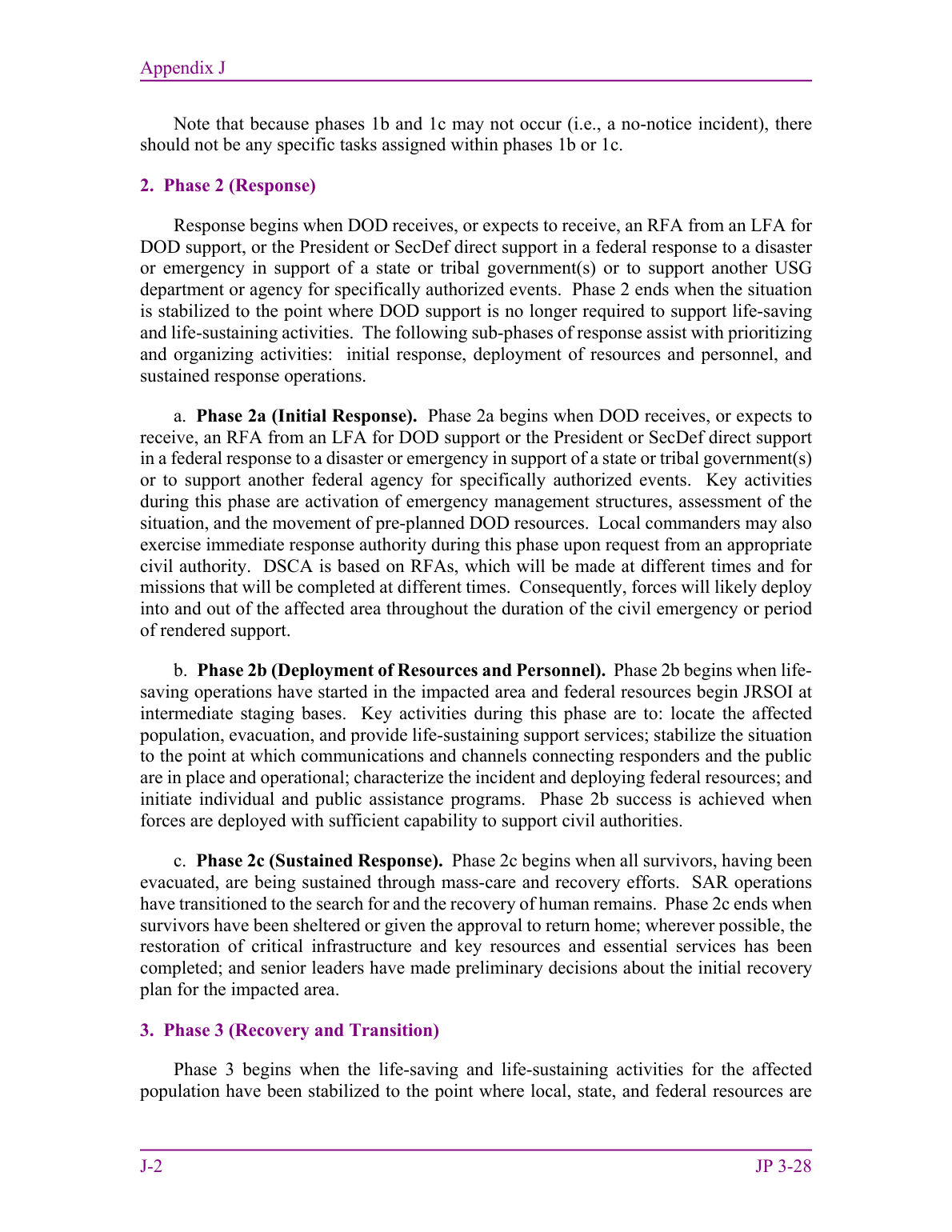 Defense Support of Civil Authorities