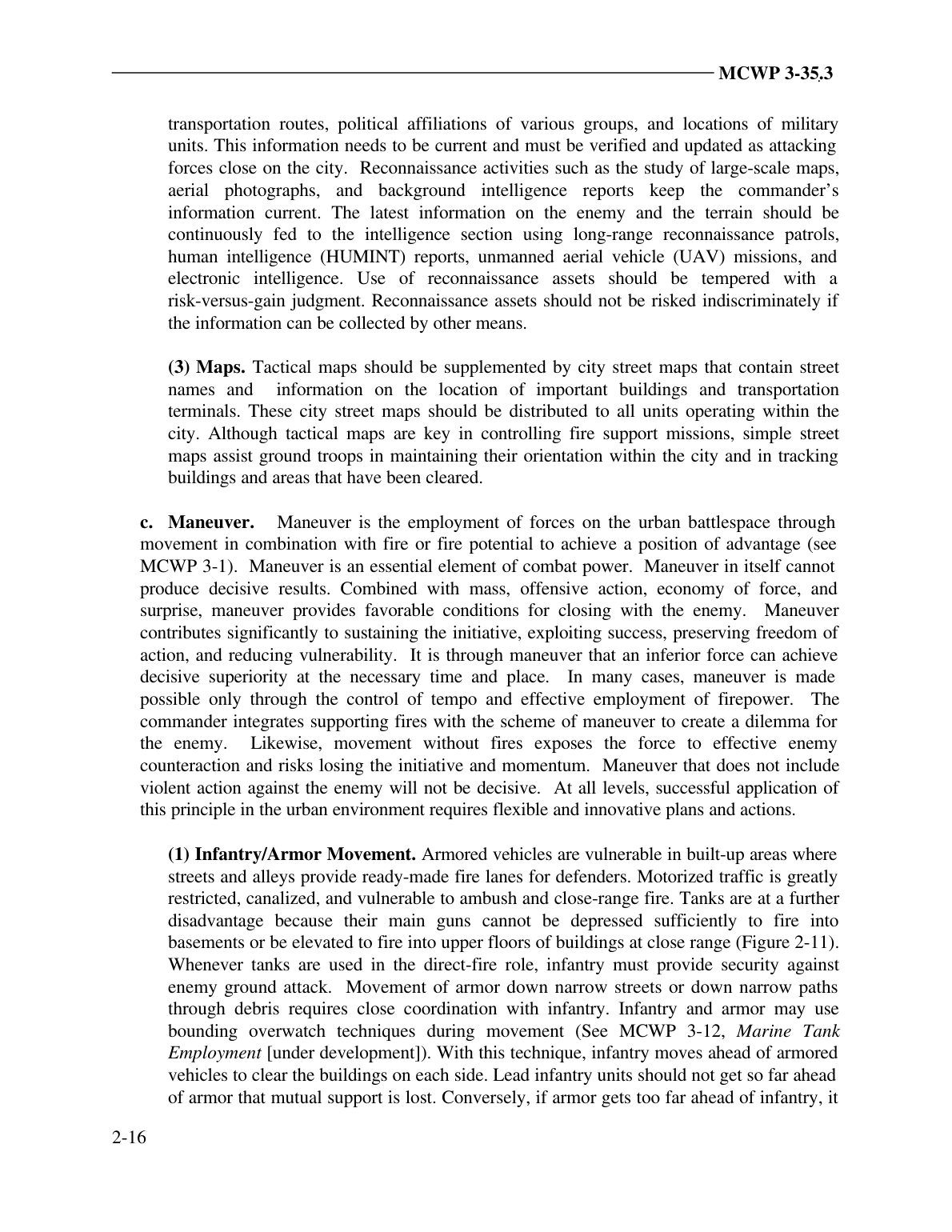 Military Operations on Urbanized Terrain (MOUT)