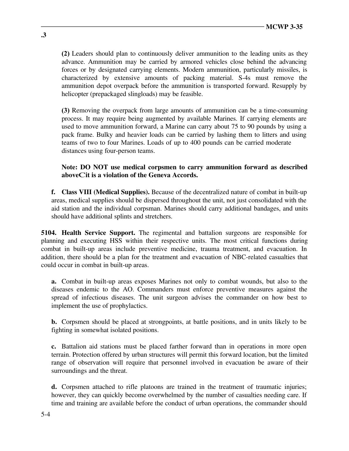 Military Operations on Urbanized Terrain (MOUT)