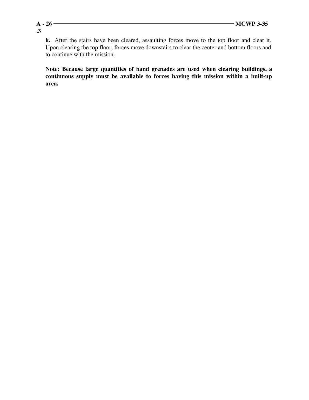 Military Operations on Urbanized Terrain (MOUT)