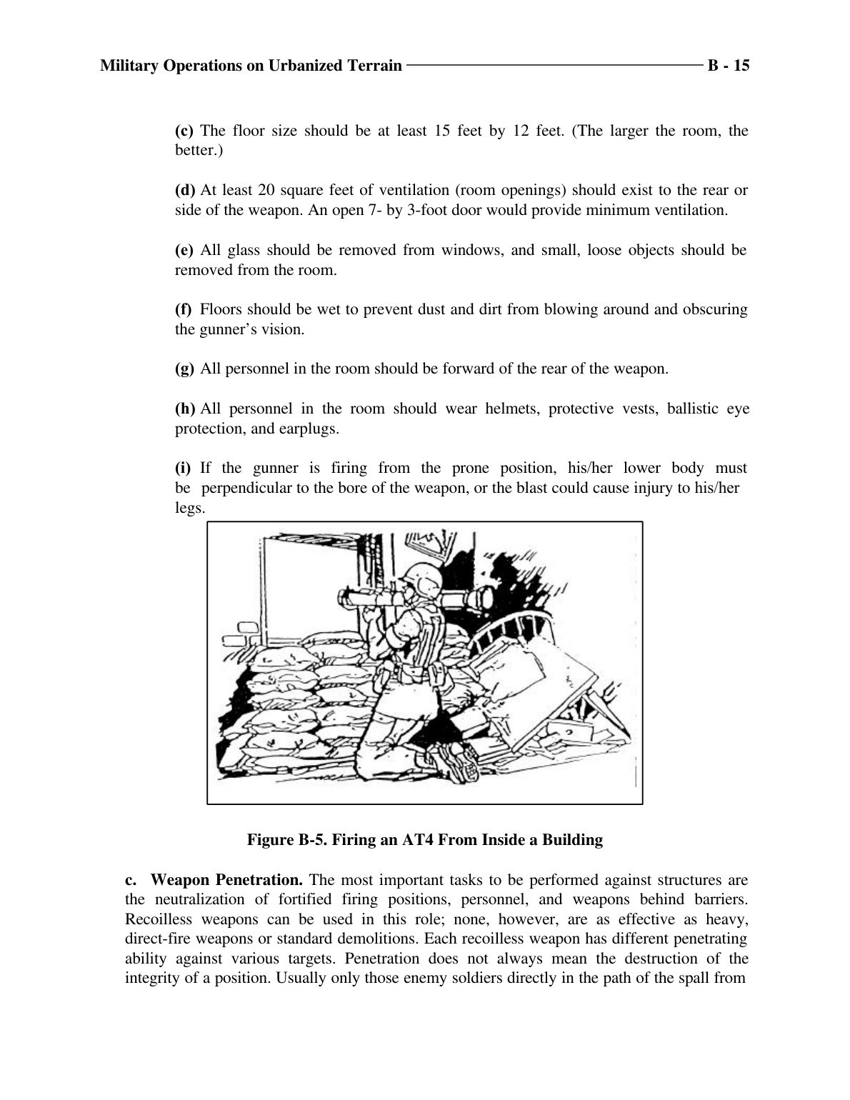 Military Operations on Urbanized Terrain (MOUT)