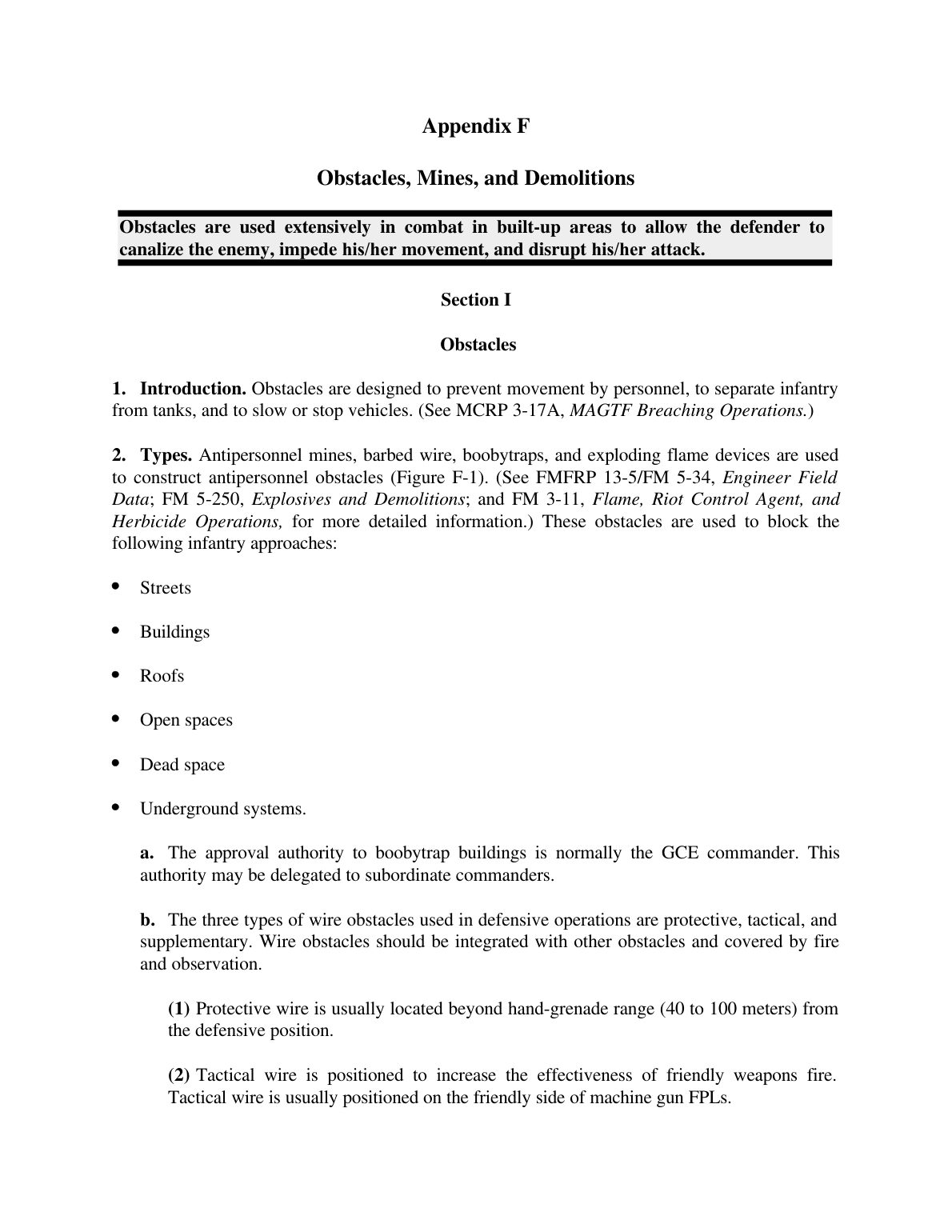 Military Operations on Urbanized Terrain (MOUT)