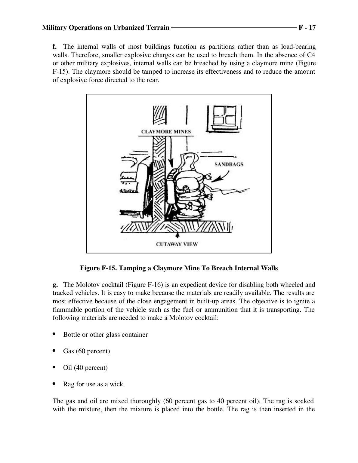 Military Operations on Urbanized Terrain (MOUT)
